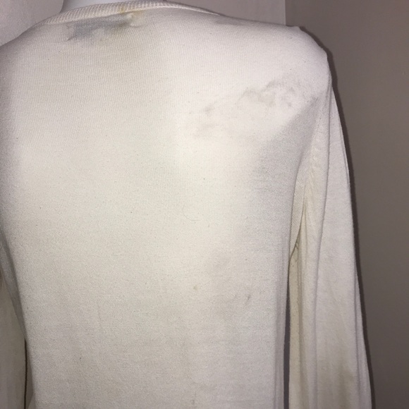 Jones New York Off White Gold Sequins SoftCardigan - Picture 9 of 12